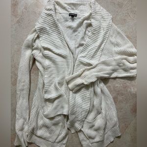 White Express Cardigan